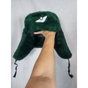 Soviet Russia Winter Military Hat Faux Fur Size M / 7 1/4 Cousin Eddie Griswald